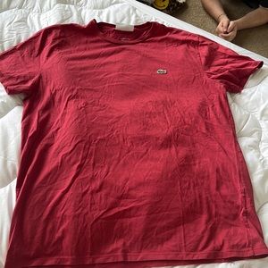 Lacoste Red Tshirt